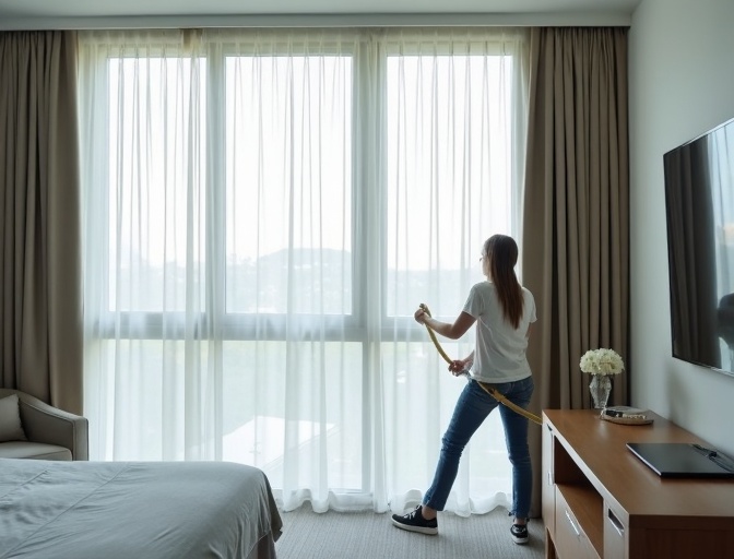 Weyba Downs Sheer Curtain Cleaning